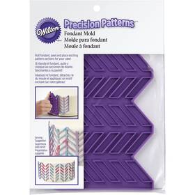 409-7725 Wilton Silicone Precision Patterns Herringbone Fondant