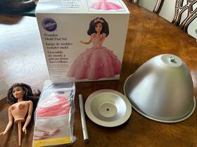 502-682 Wilton Classic Wonder Mold Cake Pan Doll For Cakes - Football