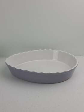 P595423 Wilton Quiche Pie Baking Dish 2004 Industries Portugal No Chips Cracks