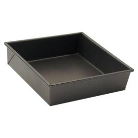 Winco 811642034366 Square Non-stick Cake Pan 8-inch By Aluminized Steel Inch