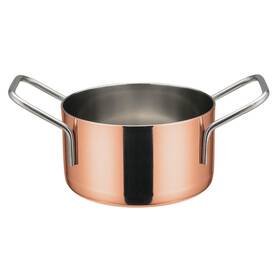 Winco 842169129969 Mini Casserole Copper 3.5 Inch X 2