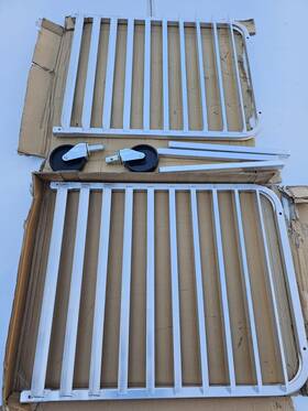 Alrk-10 Winco Aluminum Sheet Pan/bun Rack 3 Inch Spacing 10 Tier Missing Parts