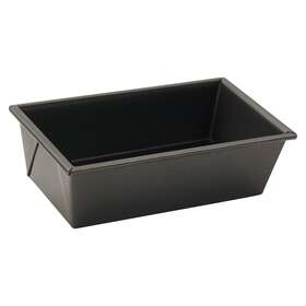 Hlf-100 Winco Non-stick Loaf Pan 1 Pound Aluminized Steel Black