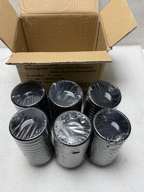Rps-1k Winco Lot Of 72 1-1/2 Oz Plain Ramekins Black For Restaurant Kitchen