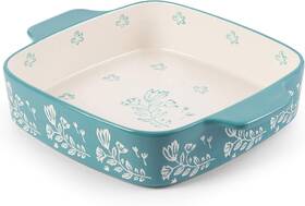 Wisenvoy 763043495416 Baking Dish Ceramic Brownie Pan 9x9 Casserole Lasagna Squ