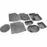 Wmcom38-dsv Mainstays 14pc Nonstick Steel Baking Size Variety Cookie Sheet Bakeware Oven Pans Cupcake 072867013028