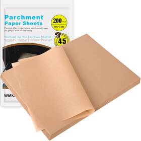 Ea-059 Wmkgg 200pcs Unbleached Parchment Paper For 9 13 Inch-200count