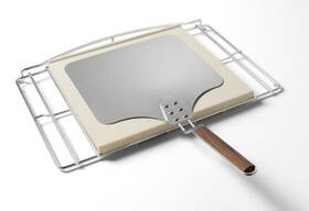 823244 Wolf 30 Inch Bake Stone Kit - Oven Rack And Pizza Peel Read 823244 Wolf 30 Inch Bake Stone Kit - Oven Rack And Pizza Peel Read