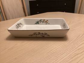 13620 Woodhill Floral Painted Bakeware Ceramic Lasagna Casserole/baking Dish 12 Inch X 9