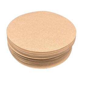 Worthy Liners 791810154396 Natural Parchment Paper Round 500 Pack 4 Inch