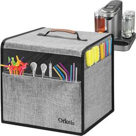 Xi-12 Xidihf Dust Cover For Bartesian Premium Cocktail Machine - Gray With Top Clear Xi-12 Xidihf Dust Cover For Bartesian Premium Cocktail Machine - Gray With Top Clear