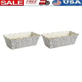 Xmsj 445019491419 Ceramic Loaf Dish Set 2-piece Non-stick Bakeware Kitchen Essential Durable Styli