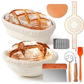 Mbl01 Yanduxia Banneton Bread Proofing Basket - Sourdough Starter Kit For Baking 10 Inch