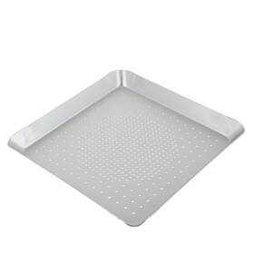 3g7qtntjop13aoiba601017g Yardwe 1 Pc Silver Aluminum Alloy Pizza Baking Pan Practical Tray Home Restaurant Use