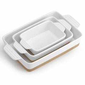 Wa-kp14a0101 Ymasins Ceramic Baking Dish Casserole Dishes For Oven Extra Deep Lasagna Pans
