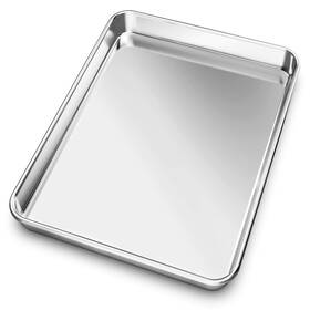 Yododo 884017557227 Baking Sheet Stainless Steel Pans Tray Cookie Toaster Oven Non Toxic And Healthy Yododo 884017557227 Baking Sheet Stainless Steel Pans Tray Cookie Toaster Oven Non Toxic And Healthy