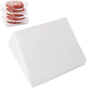 Yql-1005 Yql 744110916850 Square Patty Paper 4x4 Inch Set Of 300 Non Stick Sheets For Burger