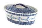 Z156-asd Manufaktura Blue Rose Polish Pottery Tulip Small Oval 680334177632 Z156-asd Manufaktura Blue Rose Polish Pottery Tulip Small Oval 680334177632