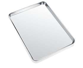 Zacfton 766330000676 Cookie Sheets For Baking Stainless Steel Sheet Pan Tray - 12.4