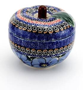 Zaklady Boleslawiec 907154877531 Polish Pottery Apple Baker By - Unikat Stoneware