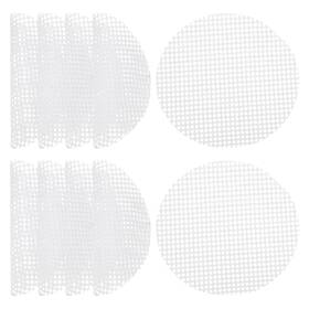 Zaplyte 655692671443 20pcs 2.6 Inch Reusable Round Non-stick Steamer Liners Mesh Mat Pad White Zaplyte 655692671443 20pcs 2.6 Inch Reusable Round Non-stick Steamer Liners Mesh Mat Pad White