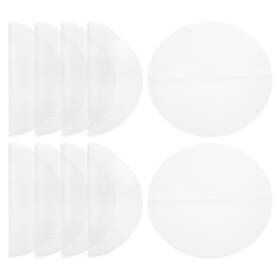 Zaplyte 655692672426 10pcs 9.8 Inch Reusable Round Non-stick Steamer Liners Mesh Mat Pad White