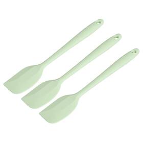 Zaplyte 724708795081 Silicone Spatula Spoon 8.5 Inch Heat-resistant Scraper For Mixing Cyan 3pcs