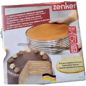 8055 Zenker Stainless Steel Cake Layer Cutting Pan Form Made In Germany New Open Box