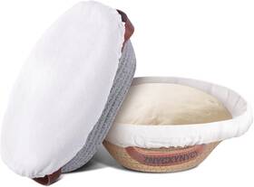 Znycxynycy234 Znycxynycy 313034985978 Handmade Cotton Rope Banneton Bread Proofing Basket Set - 2 Pcs