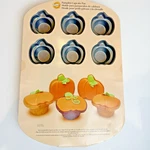 Wilton Pumpkin Pan Makes 12 3/4 X Cupcakes Non-stick New. Fixed Price $14.99.