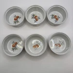 Lot Of 6 Andrea By Sadek Fruit Oven Table Cookware 7334 Ramekins. Fixed Price $32.99.