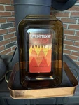 Anchor Hocking Fire-king Amber Glass Baking Dish 2 Qt Copper Carrier. Fixed Price $19.00.