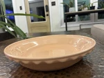 Vintage Fiesta Retired Apricot 10 1/4" Deep Dish Pie Baker 44 Ounce. Fixed Price $75.00.