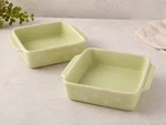 Vintage Chantal Baking Dish Set Of 2. Fixed Price $48.00.