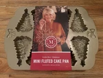 Martha Stewart Mini Fluted Pan 10 Tree Cakes Non Stick Aluminum. Fixed Price $29.95.