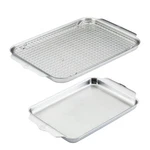 Hestan Ovenbond 3 Piece Tri Ply Baking Sheet Set Model 48654. Fixed Price $299.99.