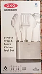 Oxo Good Grips Stainless Steel Prep & Serve Kitchen Tool 6PC Set - New. Fixed Price $39.95.