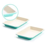 Greenlife Healthy Ceramic Nonstick, 13" X 9" Quarter Cookie Sheet Baking Pan .... Fixed Price $45.04.