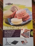 Mastrad Macaron Kit Baking Sheet, Piping Bag, Nozzles, Recipe Booklet. Fixed Price $22.00.