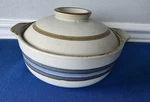 Vintage Otagiri Horizon Japan Stoneware Round Covered Casserole Baking Dish 8". Fixed Price $34.99.
