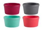 Trudeau Silicone Baking Ramekins, Set Of 4, Assorted Colors. Fixed Price $17.95.