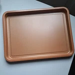 Copper Chef Crisper Non-stick 2-PC Oven Air Fry Pan Basket With Handles & Tray. Fixed Price $19.98.