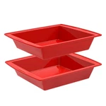 Silivo Inch Square Cake PANS(2 Pack), 8X8 Baking Pan, Nonstick Silicone Cak.... Fixed Price $20.97.