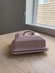 Le Creuset Rare Pink Stoneware Butter Dish. Fixed Price $96.00.