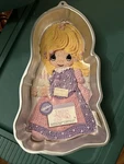 Vintage Wilton Cake Pan Precious Moments 1993 #2105-9365 Photo/directions. Fixed Price $15.00.
