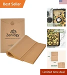 500 Pre-cut Parchment Paper Sheets, 12X16 Ideal For Chefs And Home Bakers. Fixed Price $60.79.