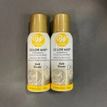 6 Wilton 1.5 Oz Gold Mist Food Color Spray Baking Holiday Kids Wedding Cakes. Fixed Price $22.99.