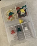 Kuhn Rikon Christmas Cookie Cutter Decorating Set Storage Box Switzerland New. Fixed Price $25.00.