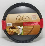 Chloe S Kitchen 12" X 3" Deep Quiche Pan With Removable Bottom-new. Fixed Price $29.99.