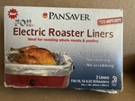 Pansaver Foil Electric Roaster Liners Box Of 2. Fixed Price $11.00.